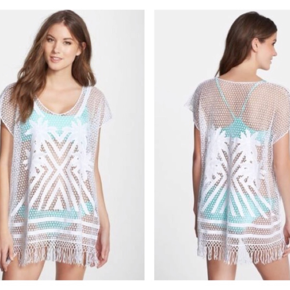 SEAFFOLY Miami Summer' Embroidered Caftan 0